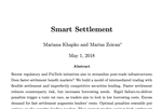 Smart Settlement